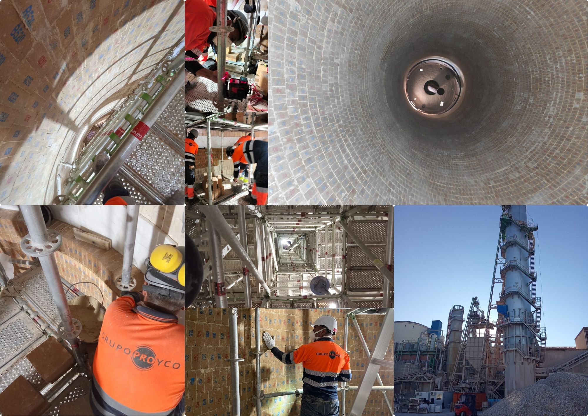 Real photograph of PROYCO project: Comprehensive renewal of Lime Kiln (185 t/day) for Sugar Industry