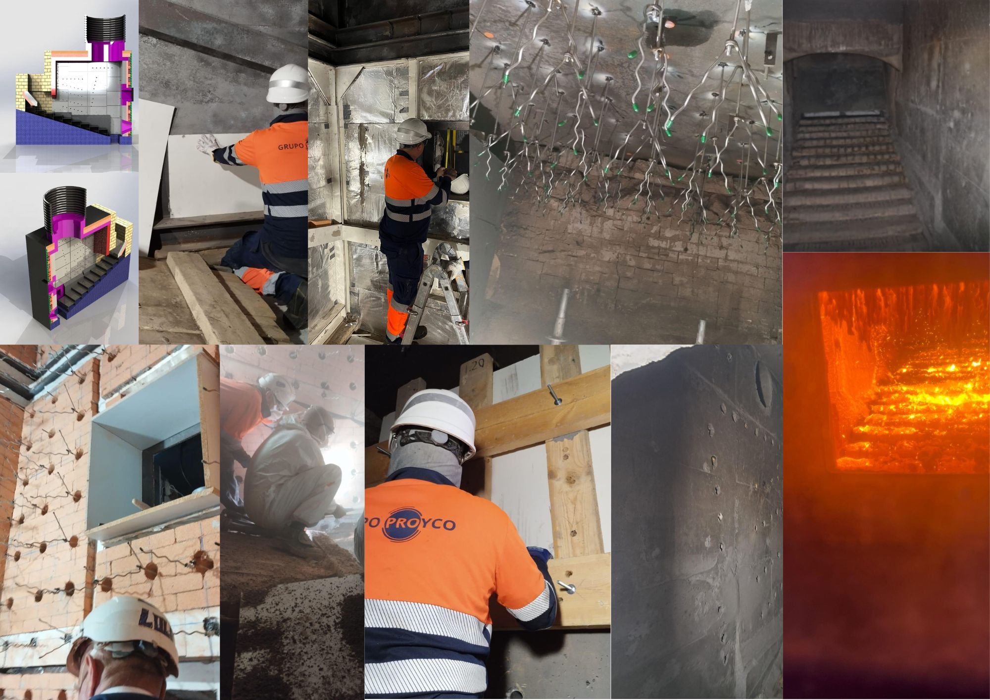 Real photograph of PROYCO project: Pellet production plant: 3D redesign and robotic demolition