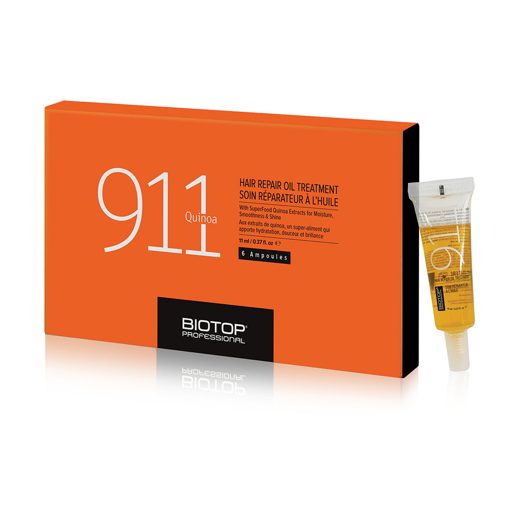 BIOTOP Professional 911 Quinoa Hair Repair Oil Treatment Ampollas 6x11ml