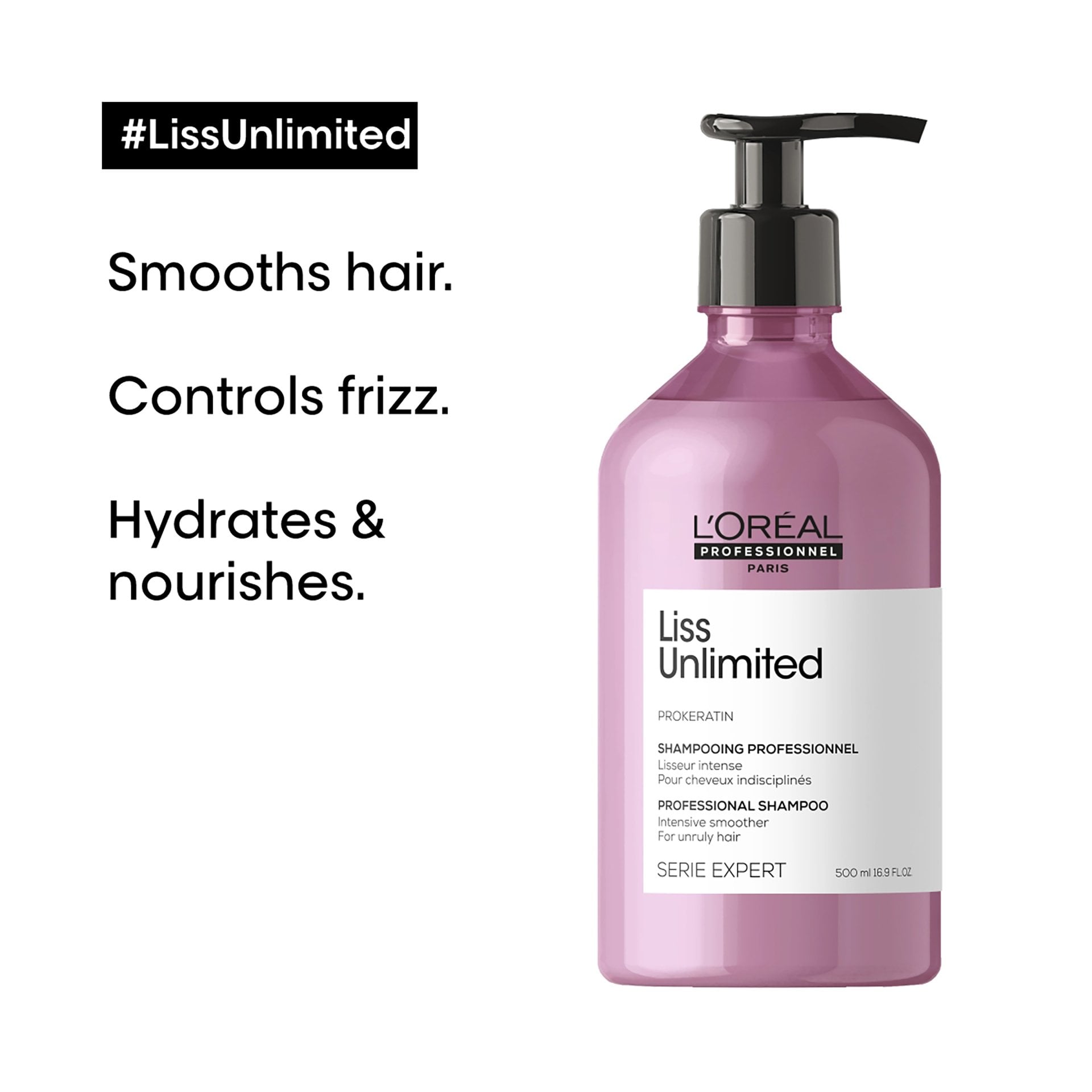 L'ORÉAL Serie Expert Liss Unlimited Shampooing 300ml