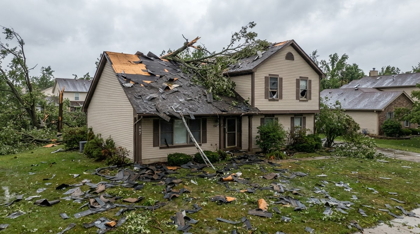 Westhaven Roof Repair before
