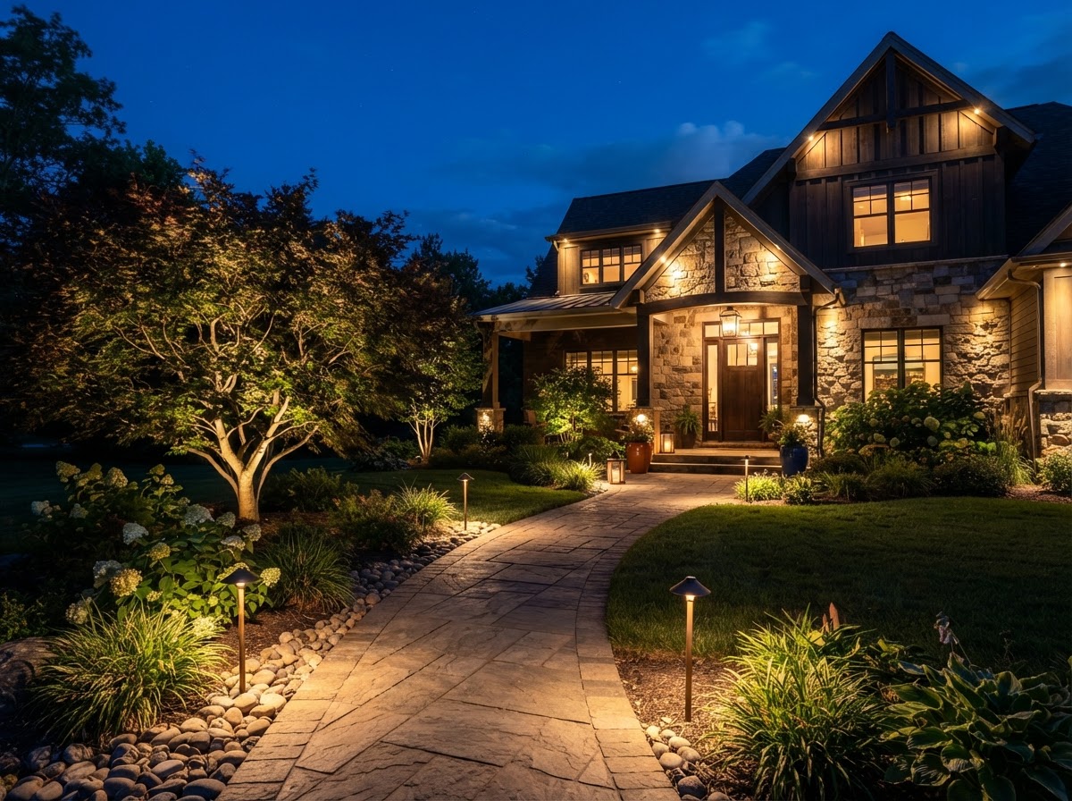 Cedar Hollow Landscape Lighting — after