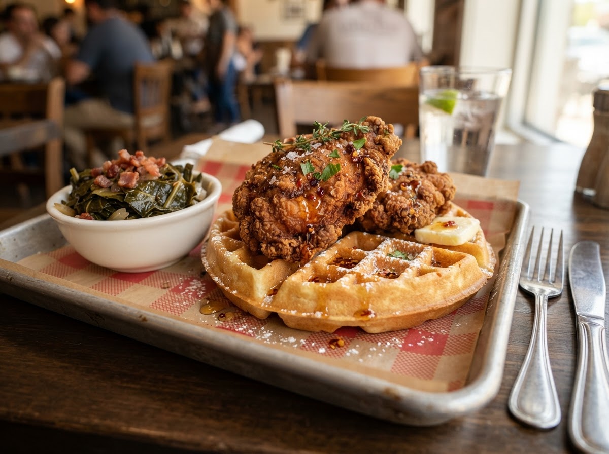 Chicken & Waffles For The People — Hot Chicken