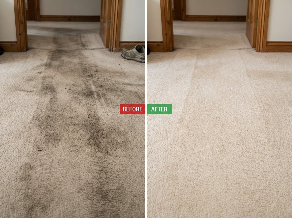 After — residential carpet cleaning in Menifee