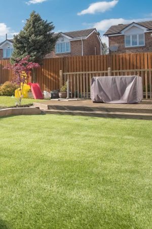 Child and pet safe artificial grass installation