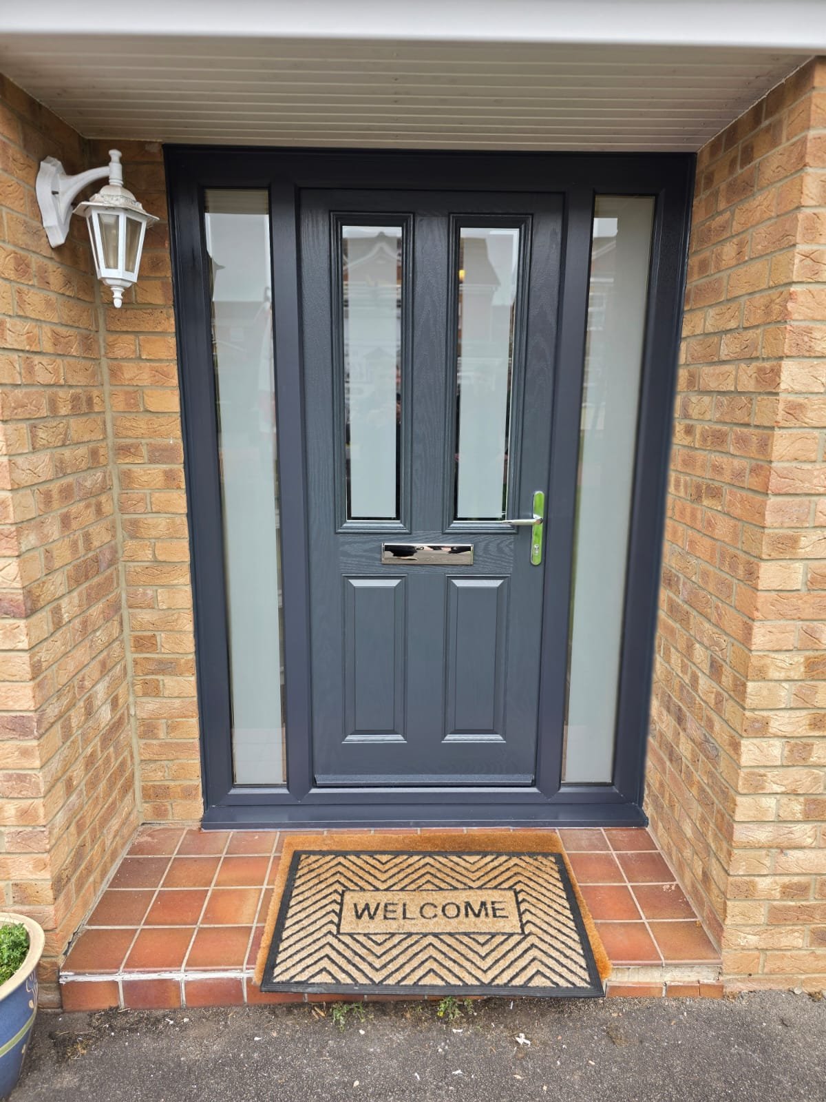 Anthracite Composite Door & uPVC Windows Suite
