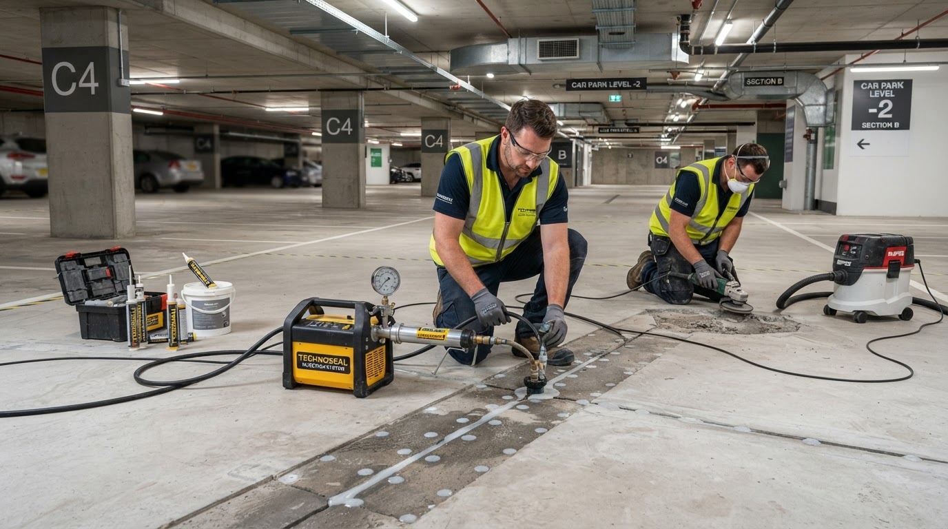 Basement slab waterproofing
