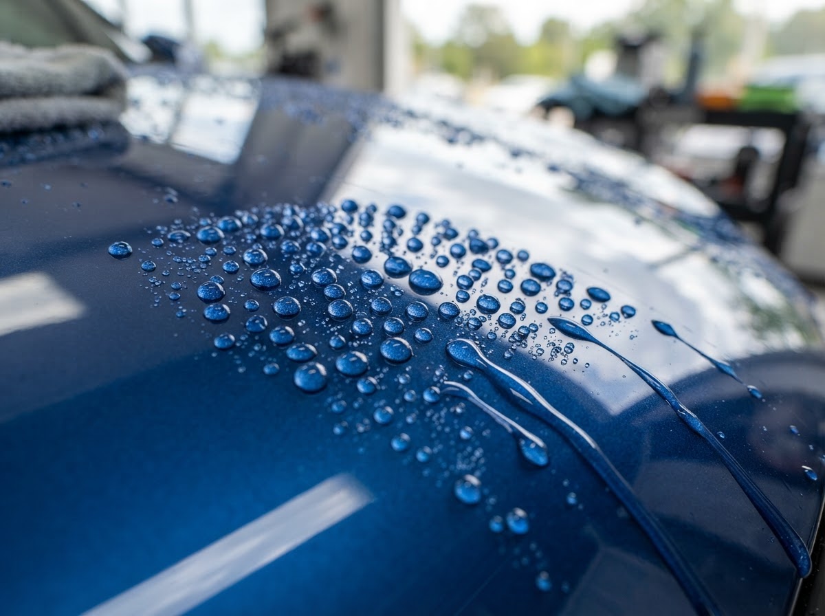 Ceramic Coating Water Beading