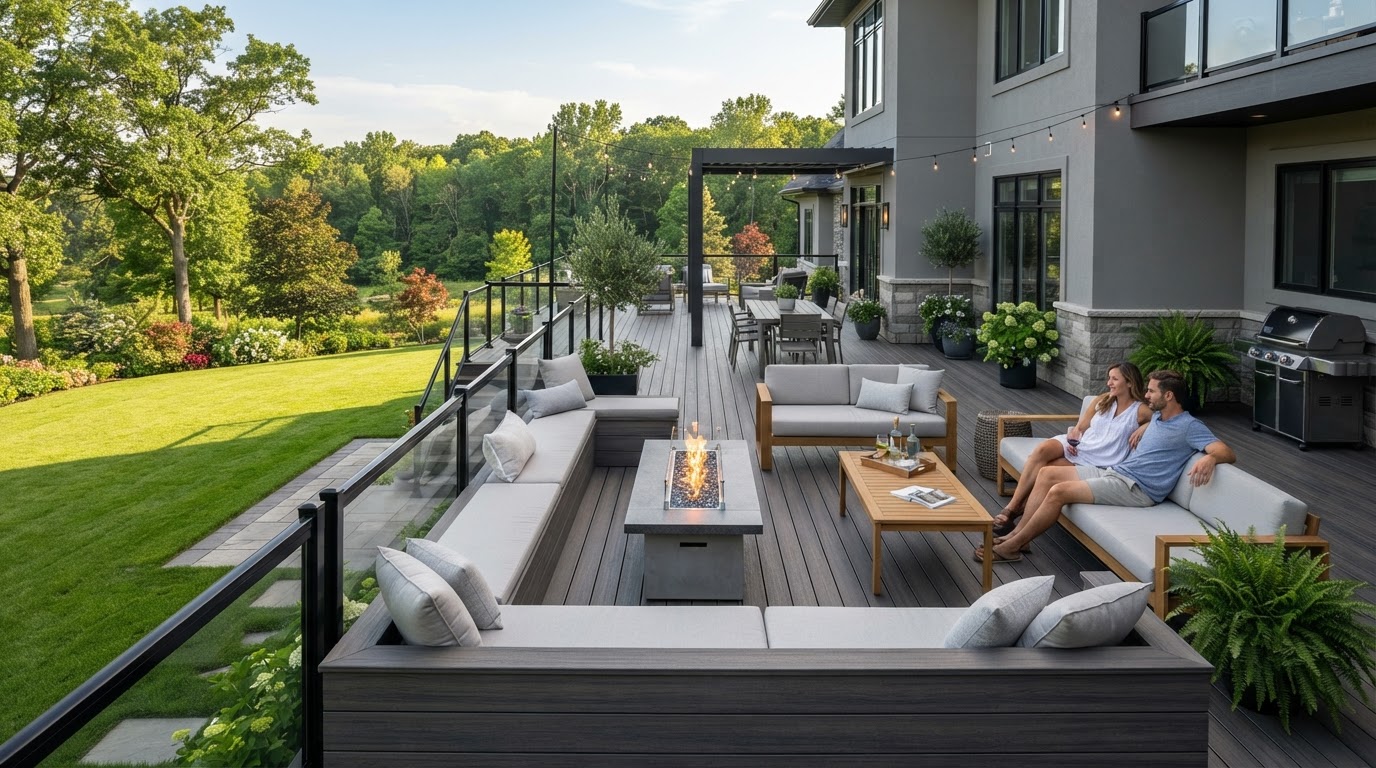 Decking services by Delta Home Improvement LLC