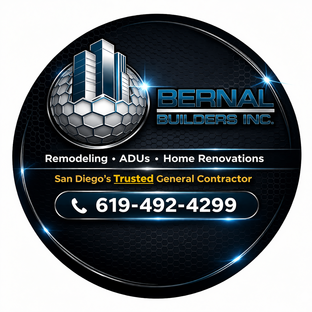 Bernal Builders Inc. website homepage.
