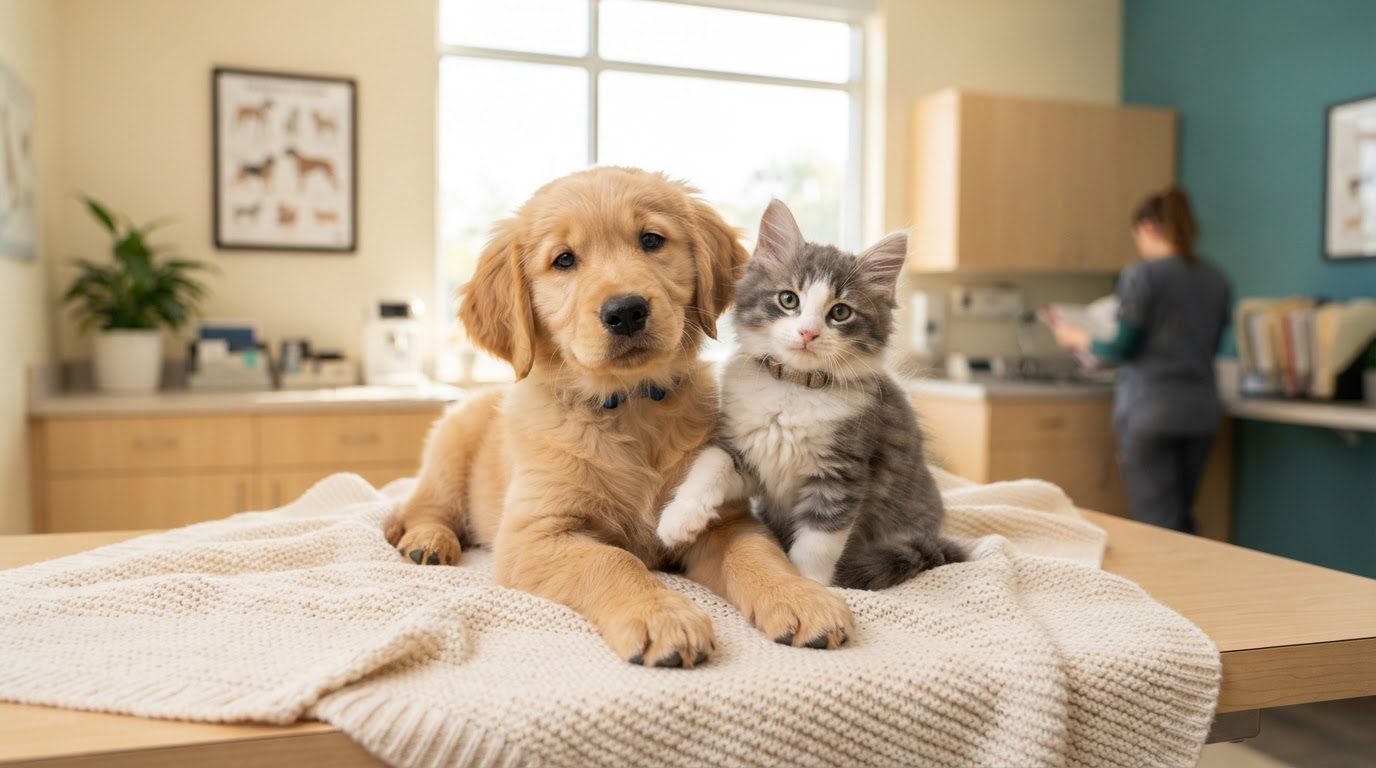 Puppy & Kitten Care at Paws & Whiskers Animal Hospital