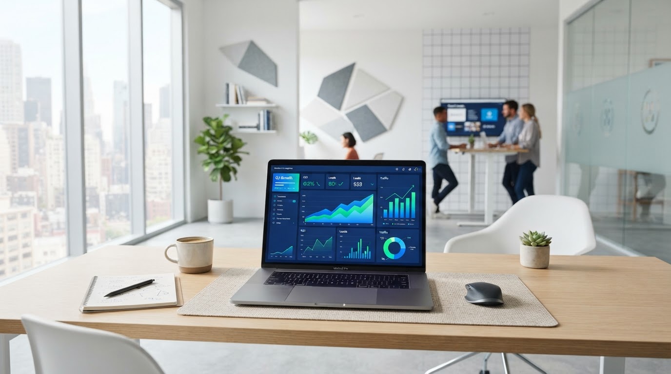 LeadConnecter digital marketing analytics dashboard