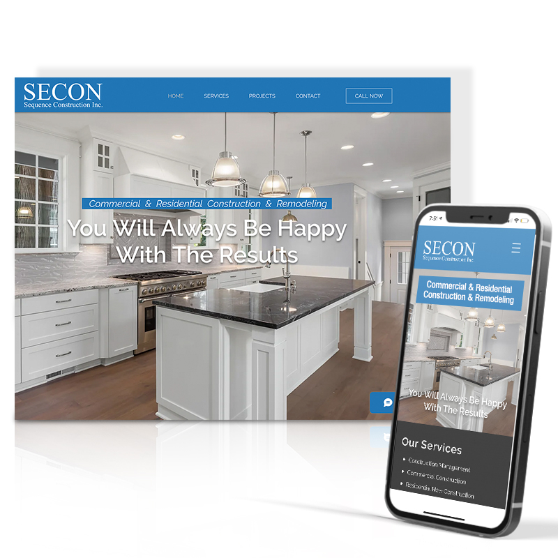 The first SECON website designed by Gung Ho Local