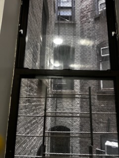 Historic Airshaft Window Glass Wash & Iron Safety Guard Scrub