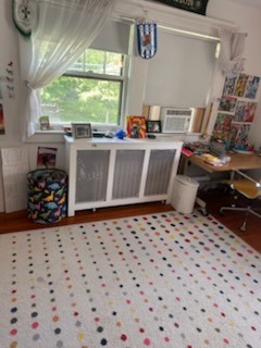 Bedroom window and radiator detailing