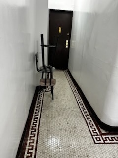 Restored vintage mosaic tile hallway deep clean by Organic Healthy Cleaning