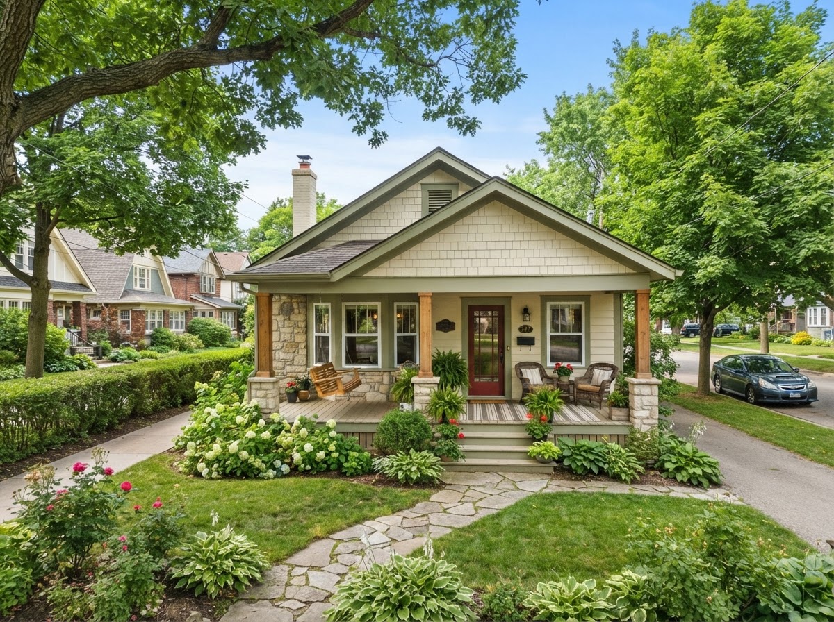 Cottage Bungalow Revival — 711 Sycamore St