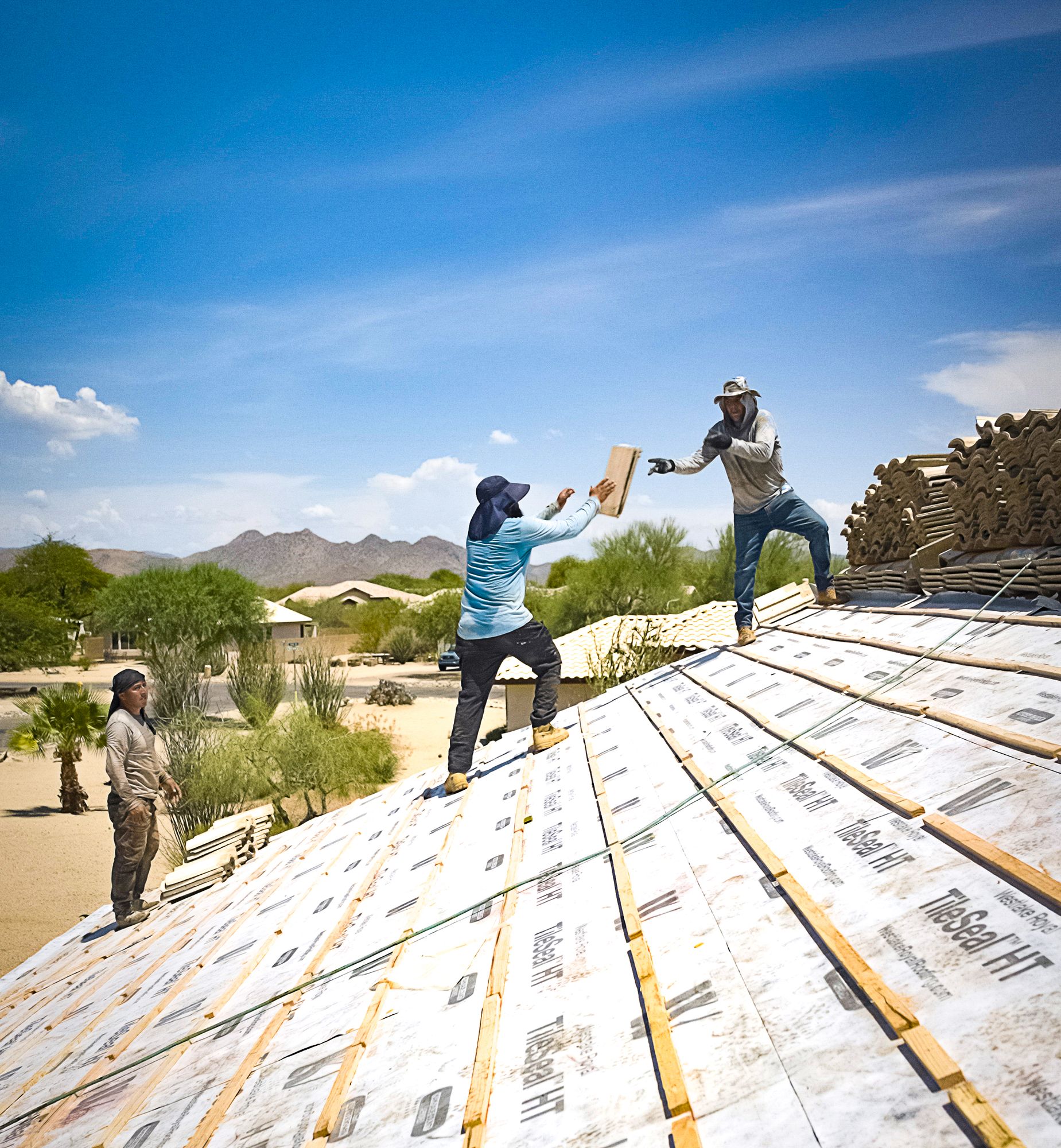 Roof Replacement by Blackline Roofing in Mesa, AZ