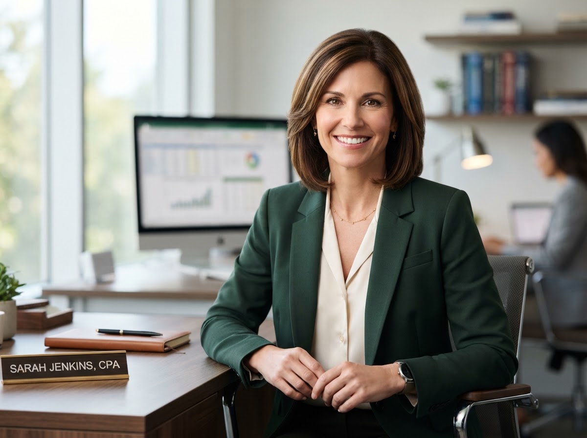 Professional headshot of Sarah Alderman, CPA