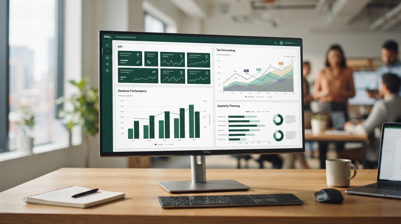 Meridian tax forecasting and business performance dashboard