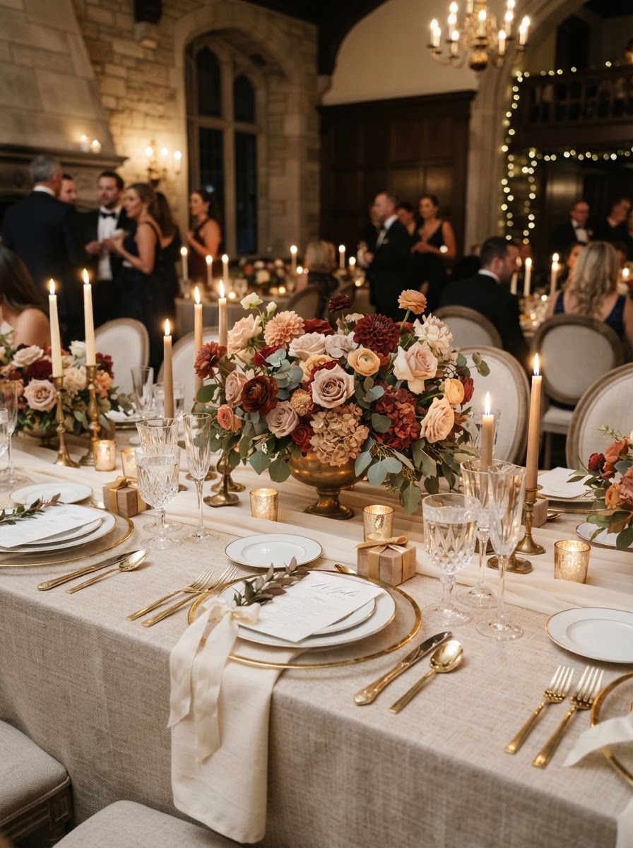 Curated Event Decor centerpiece decor by Vibrant Affairs LLC