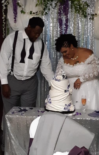 Classic Wedding Cake Moment centerpiece decor by Vibrant Affairs LLC