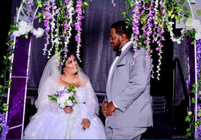 Wisteria Ceremony Arch centerpiece decor by Vibrant Affairs LLC