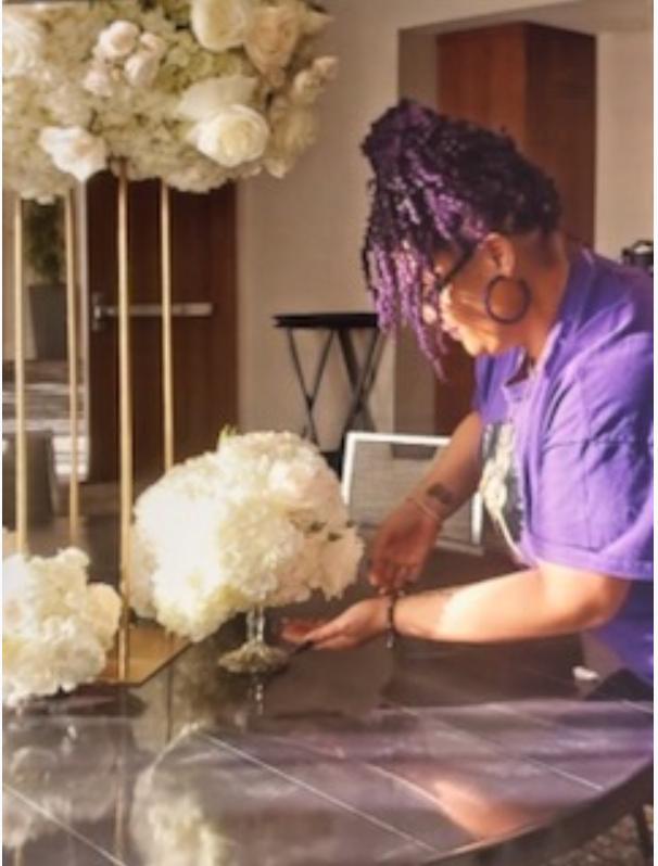 Floral & Tablescapes centerpiece decor by Vibrant Affairs LLC