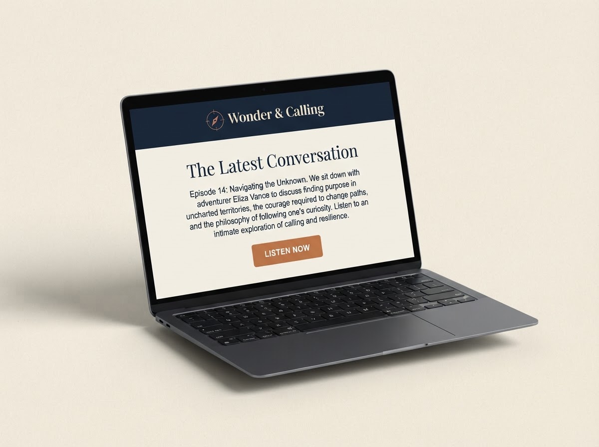 A preview of the Wonder & Calling newsletter