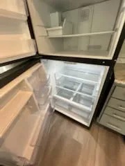 Deep Sanitized Refrigerator & Shelving