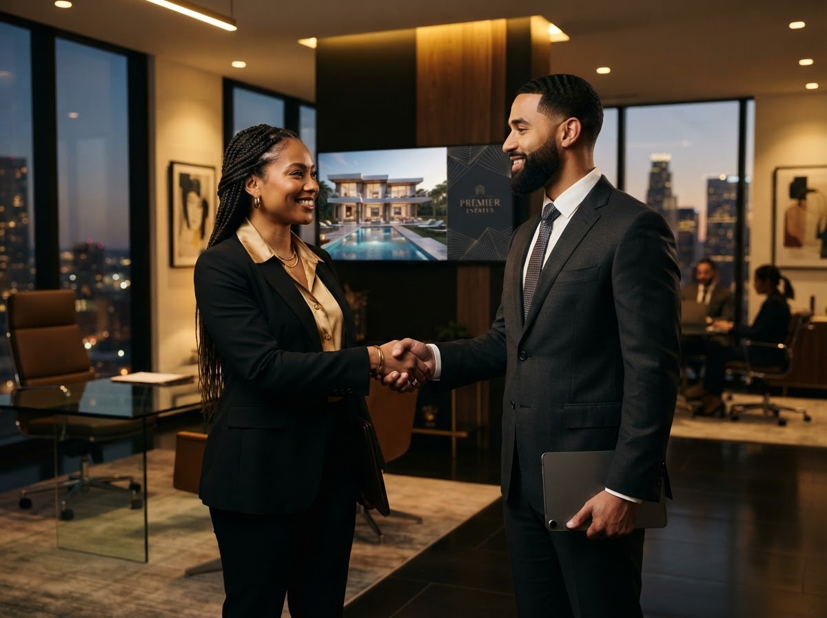 Black real estate agent and mortgage loan officer building beyond the commission