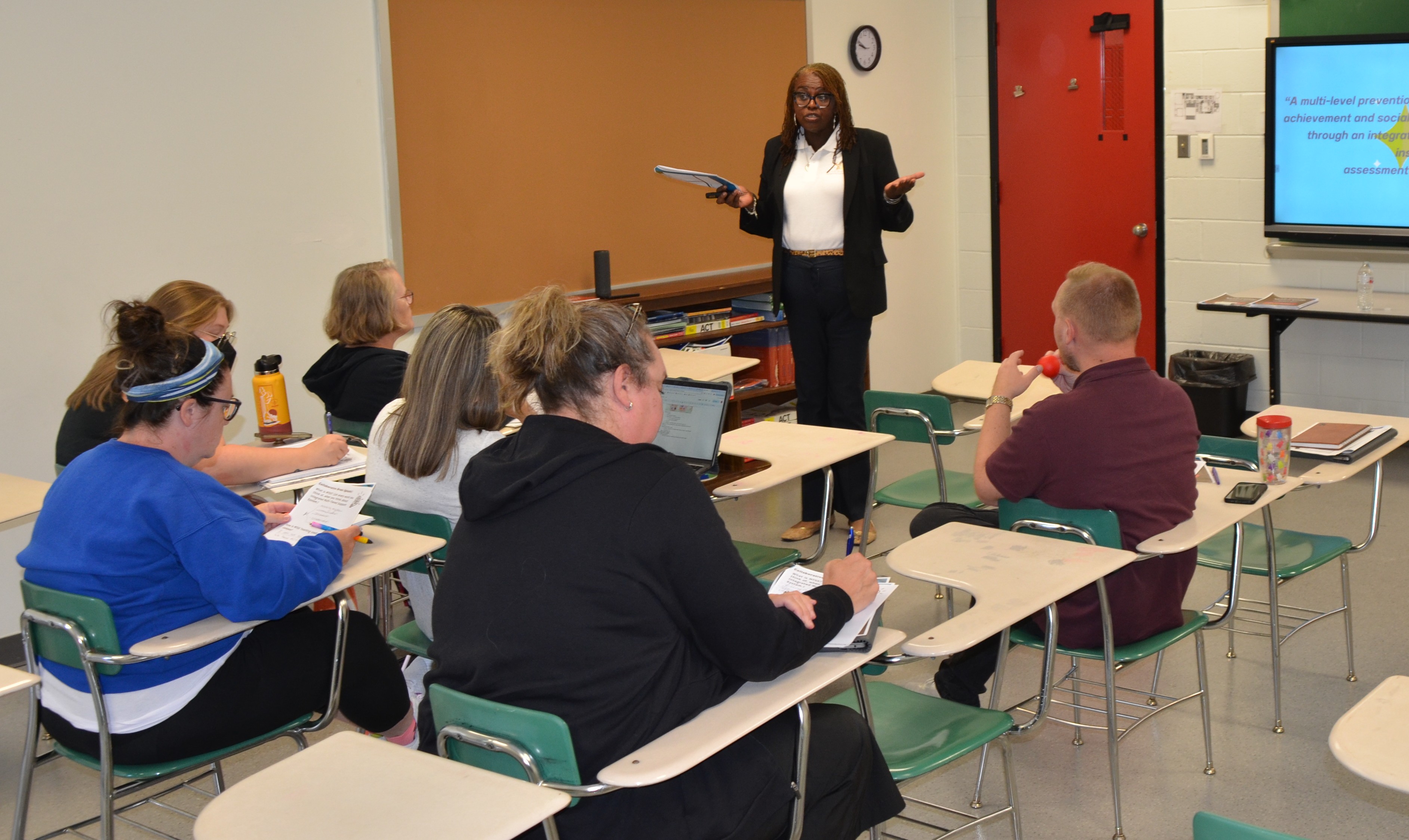 Educators engaged in BEAM professional development training session