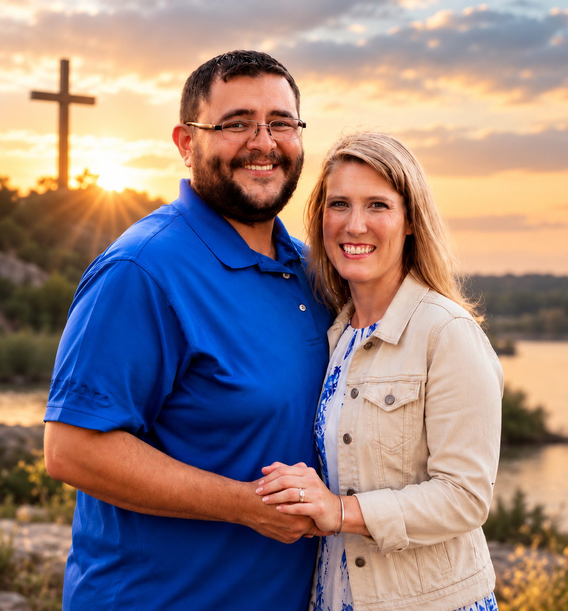 Junior & Rebekah Gonzales welcoming you to CrossFire Church