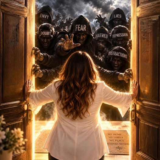 Standing in the light of Christ against fear, doubt, and distraction: My Home, My Family, My Peace Belongs to God
