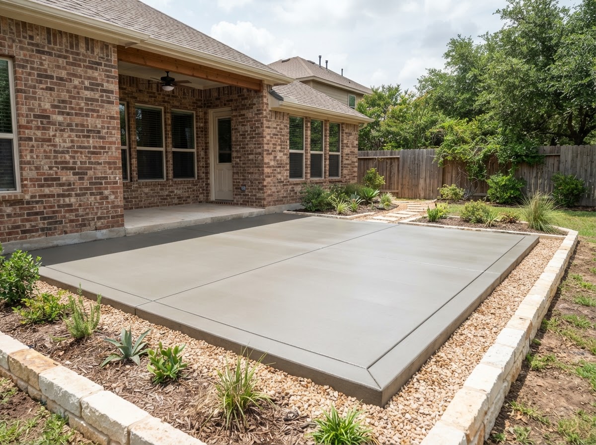 Concrete Patios by Andy's Concrete Finishing, Denton TX