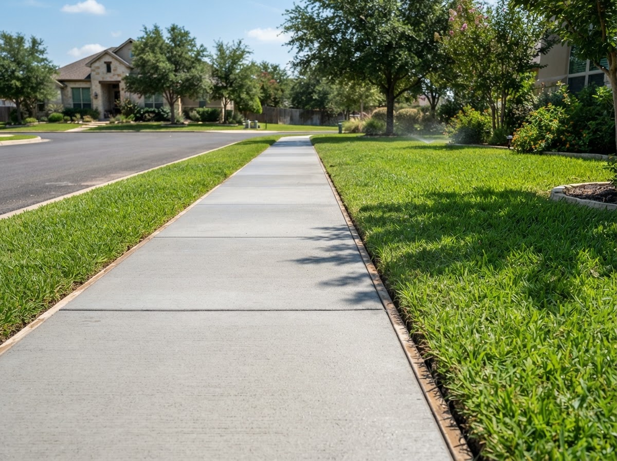 Concrete Sidewalks by Andy's Concrete Finishing, Denton TX