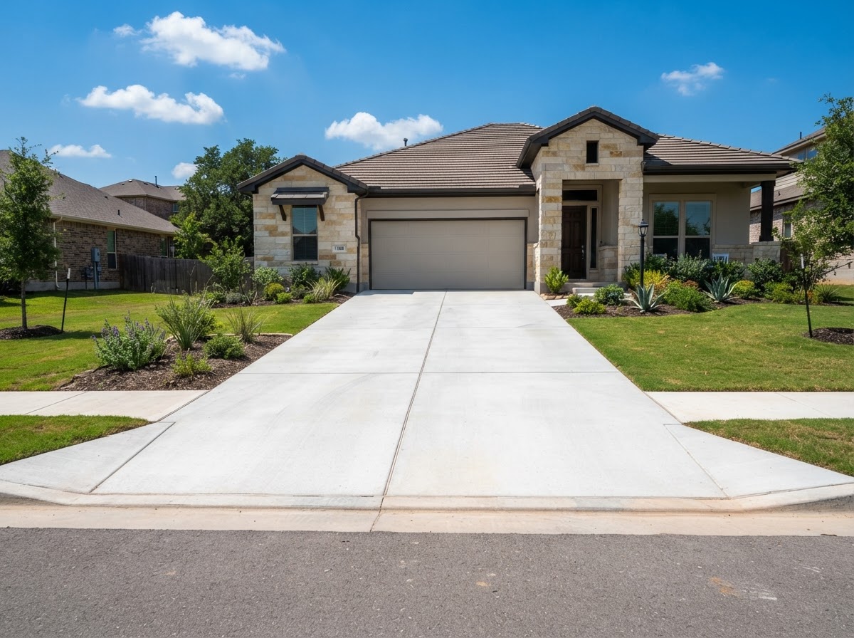 Concrete Driveways by Andy's Concrete Finishing, Denton TX