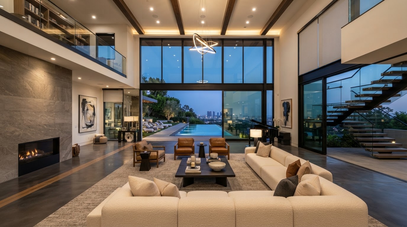 Captured living room