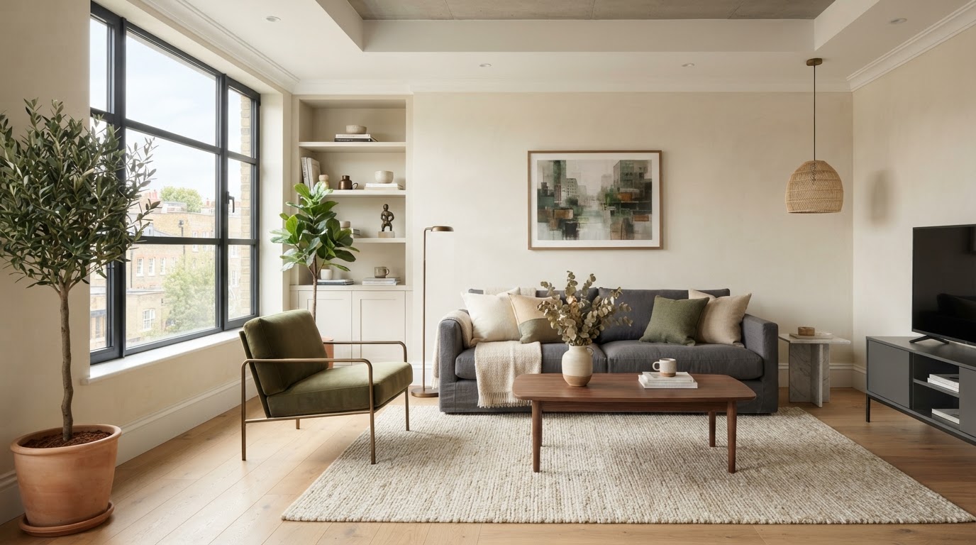 Interior de apartament modern — imagine ilustrativă