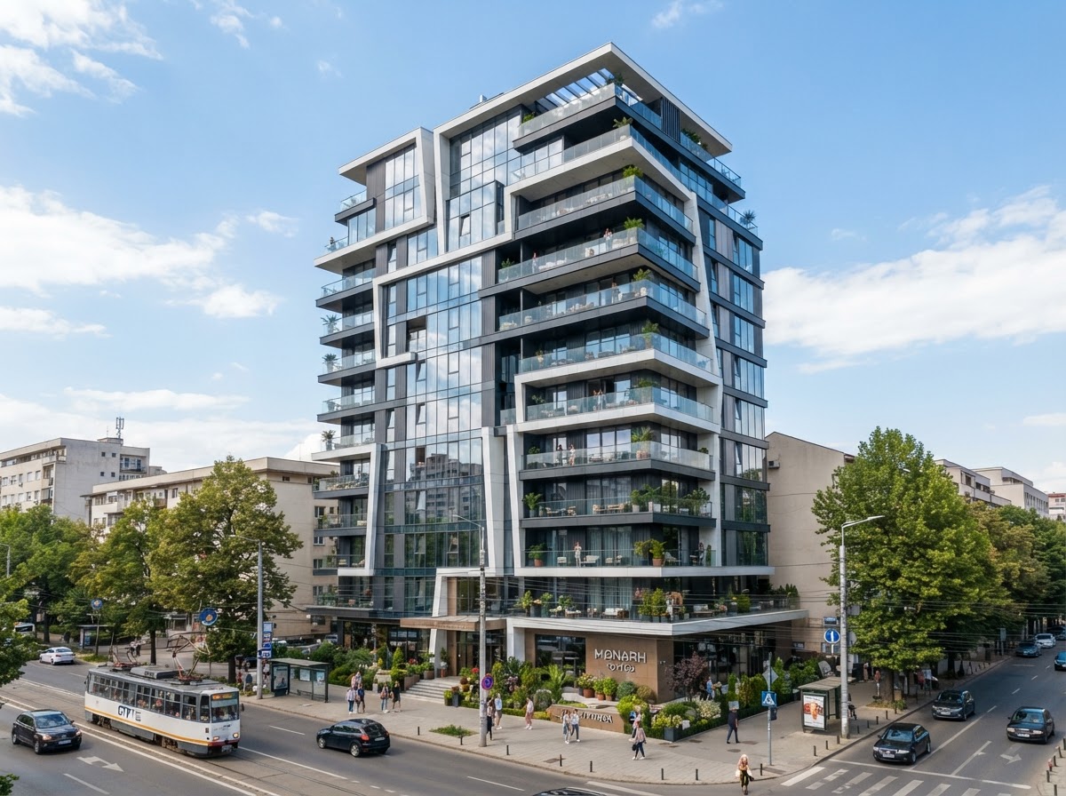 Imagine ilustrativă — clădire de apartamente