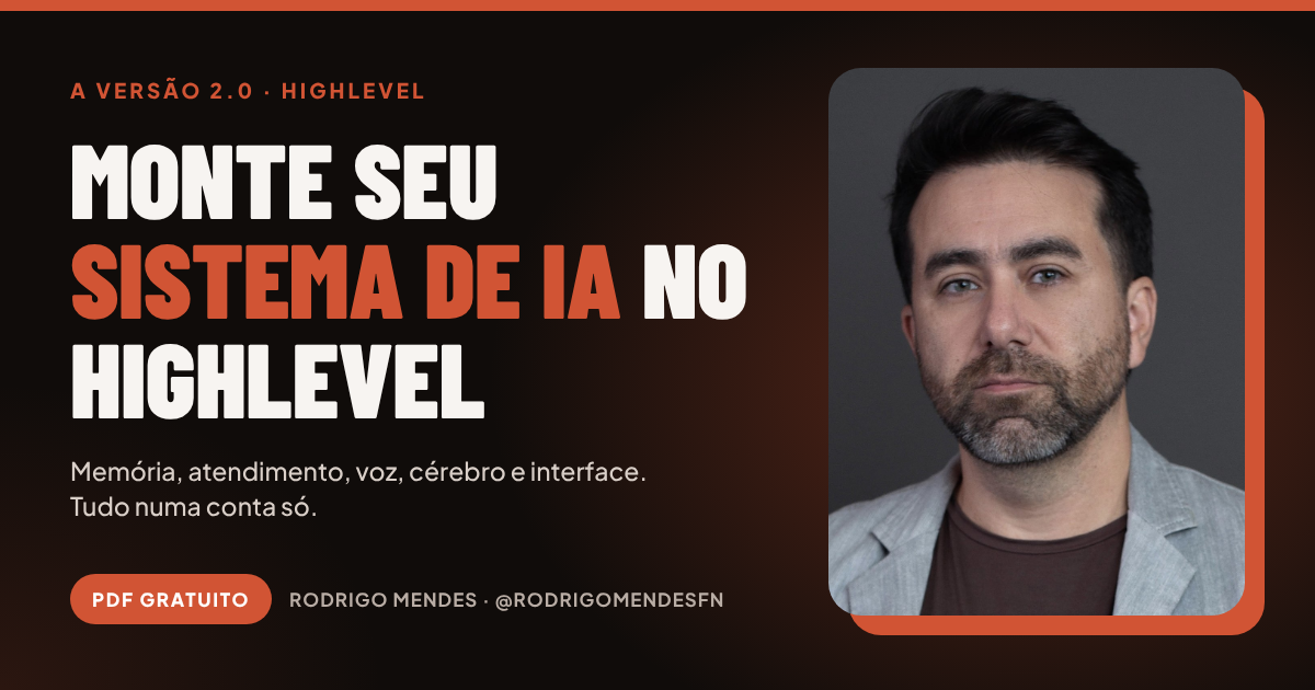 Monte Seu Sistema de IA - Rodrigo Mendes
