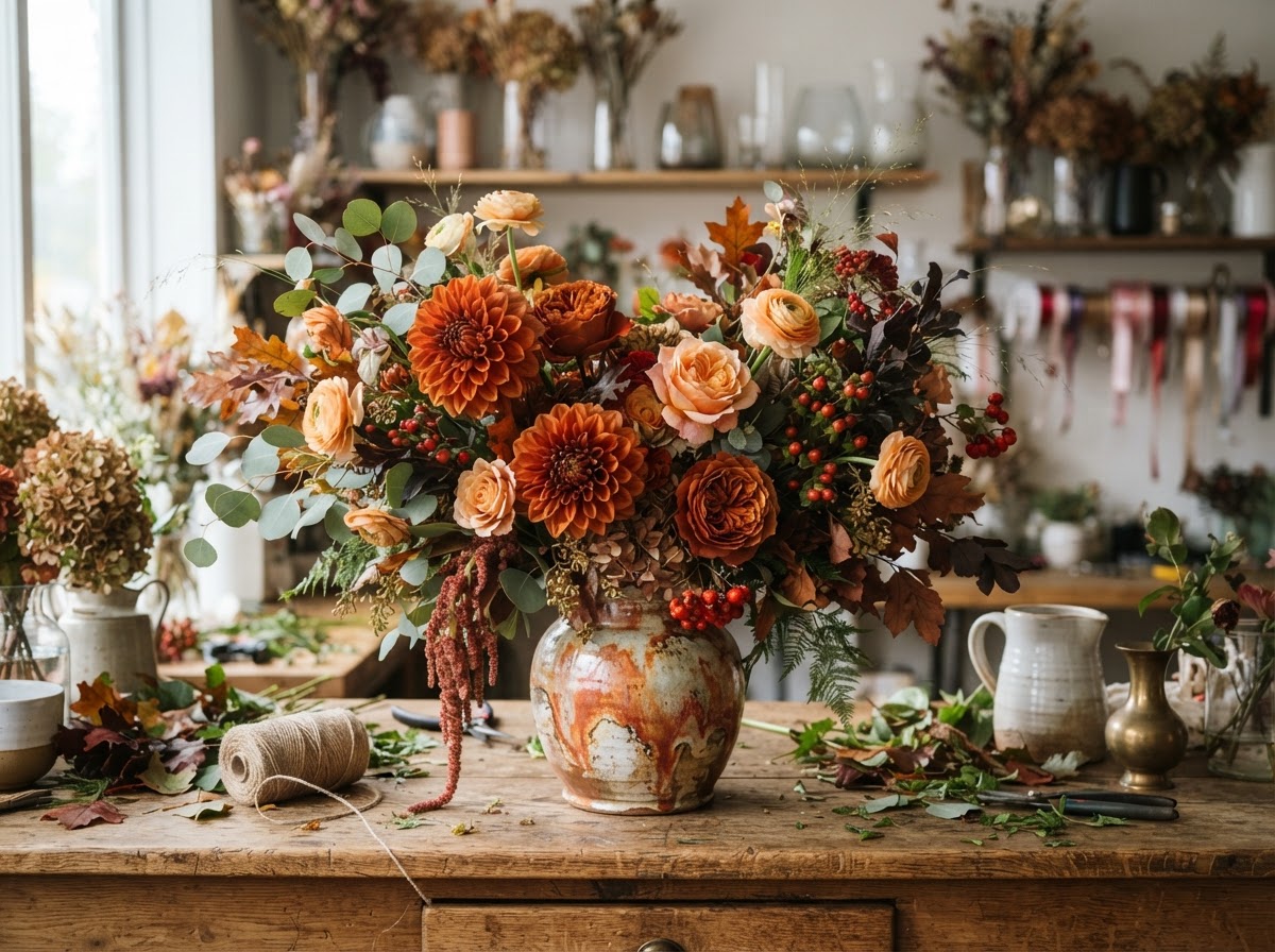 Custom floral arrangement