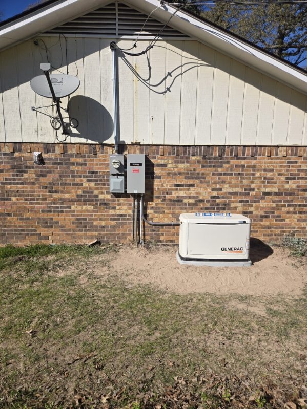 Generac standby generator installed by Rieger Electric