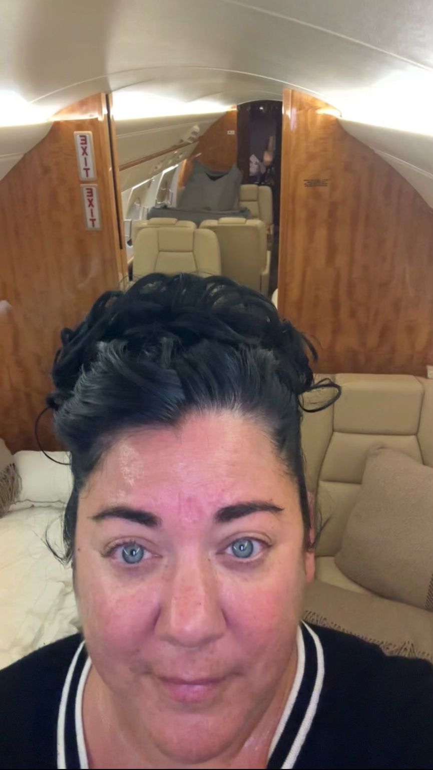 Photo from Natalie Rader's LinkedIn post about a cabin reset and cargo