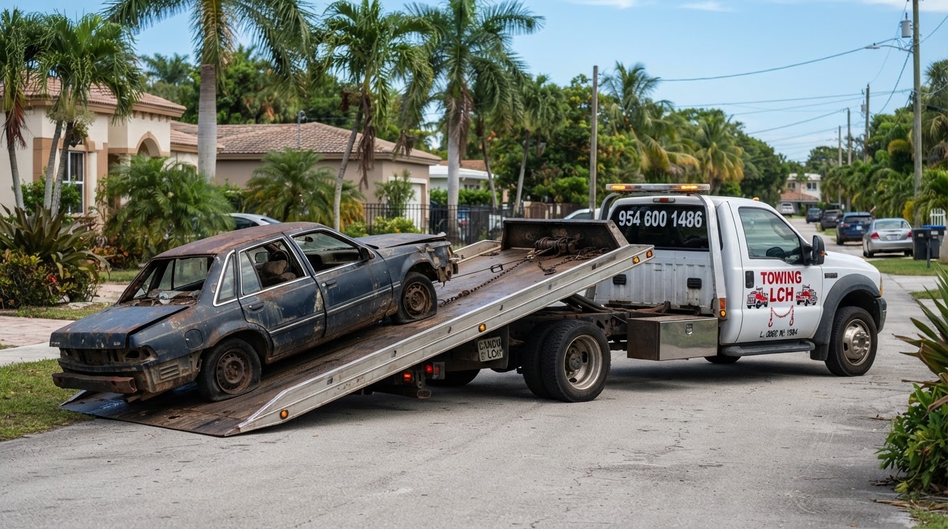 Towing LCH junk car cash post: Top cash paid for junk cars across Davenport, Kissimmee & Haines City! Free same-day flatb... — flatbed towing and roadside service in Davenport, Florida