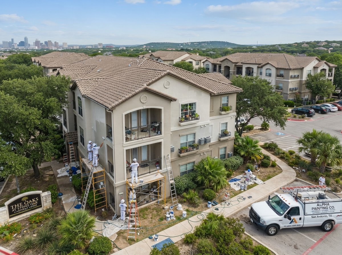 Apartment and multifamily painting project in San Antonio