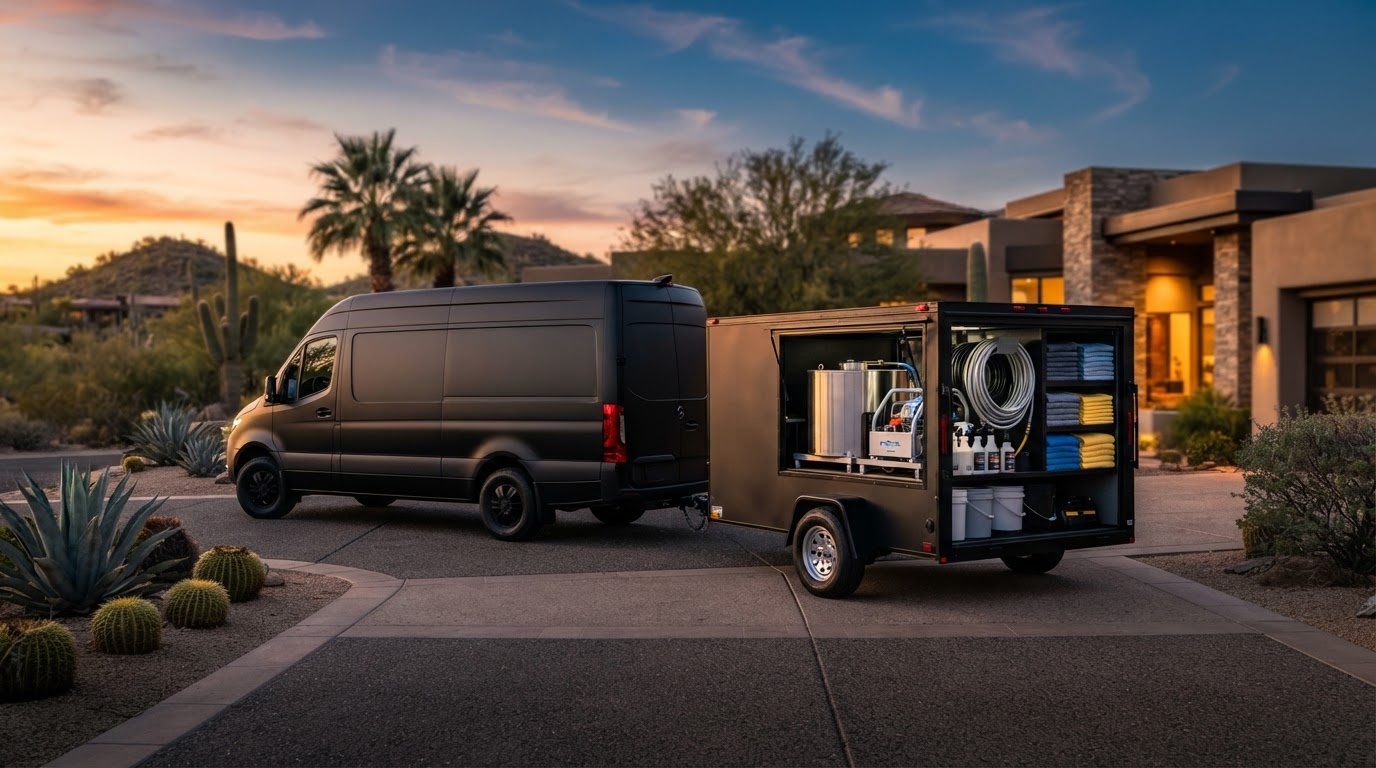Szine mobile detailing rig on location