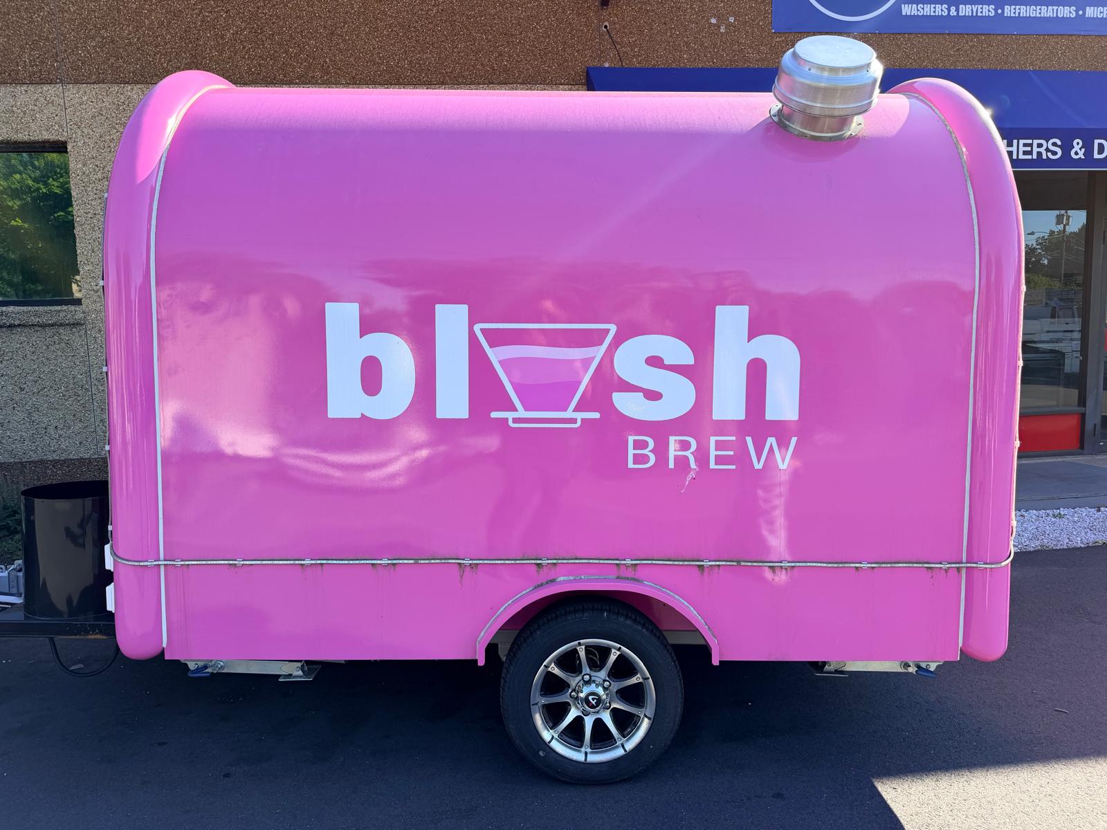 Blush Brew Mobile Coffee - Food & Beverage Trailer Wrap