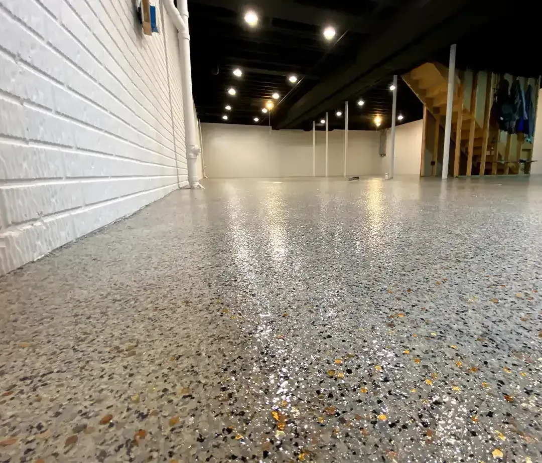 Basement Flooring - WM Painting & More Inc.