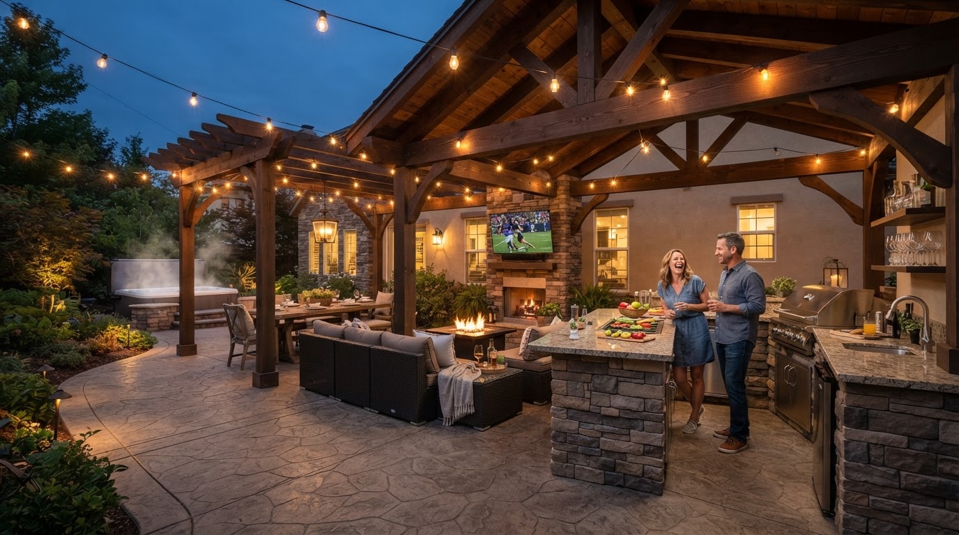 Patio Additions & Outdoor Living project scope by Bastille Construction & Remodeling
